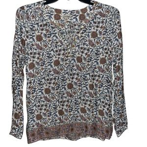 Lucky Brand Floral Top sz M